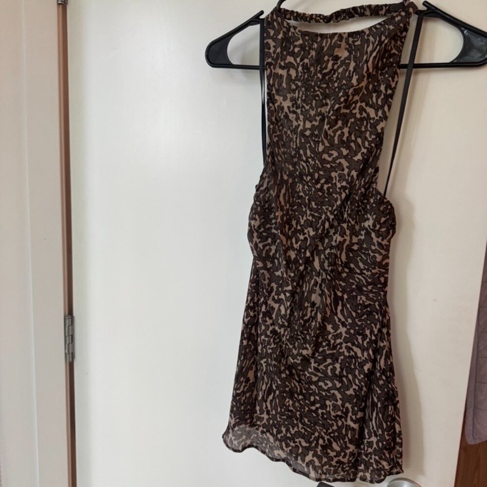 DISSH Marvilla Choc Halter Top - Picture 3 of 7